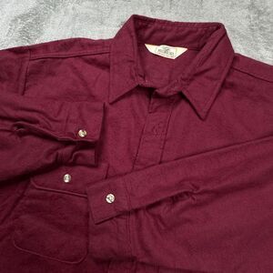 Red Head Shirt Men's Size XL MADE IN USA!‎ Burgundy